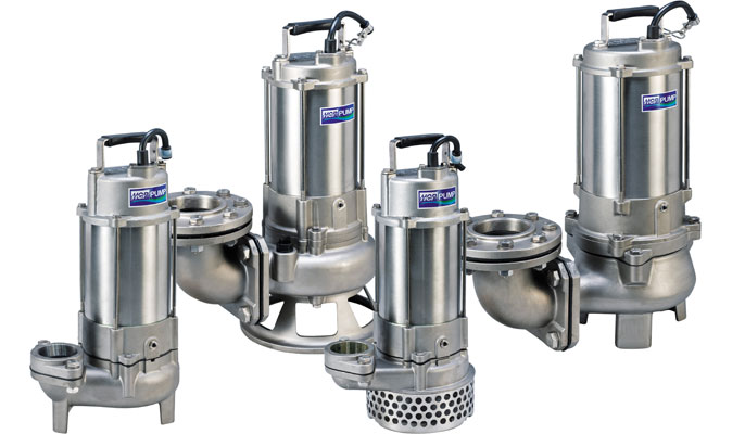 Stainless steel submersible dewatering pumps by HCP Pump.