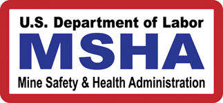 U.S. Department of Labor Mine Safety and Health Administration logo