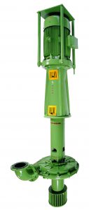 green vertical slurry pump